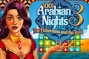 Illustration av en kvinna med mörkt hår och röd klänning framför en färgglad bakgrund med arabiska mönster och dekorativa element