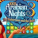Illustration av en kvinna med mörkt hår och röd klänning framför en färgglad bakgrund med arabiska mönster och dekorativa element