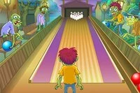 Hjälp din zombie välta bowlingkäglor